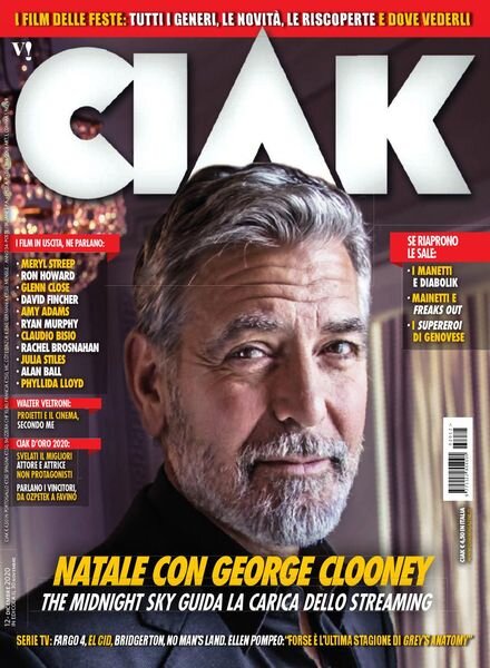 Ciak – Dicembre 2020 Cover
