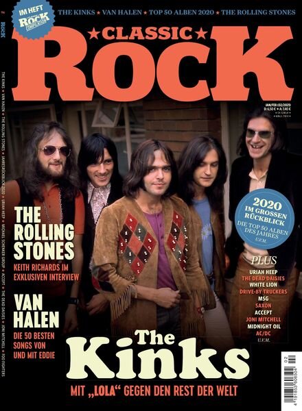 Classic Rock Germany – Januar 2021 Cover