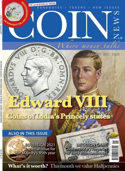 Coin News – January 2021 Cover