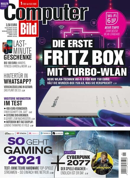 Computer Bild – 18 Dezember 2020 Cover