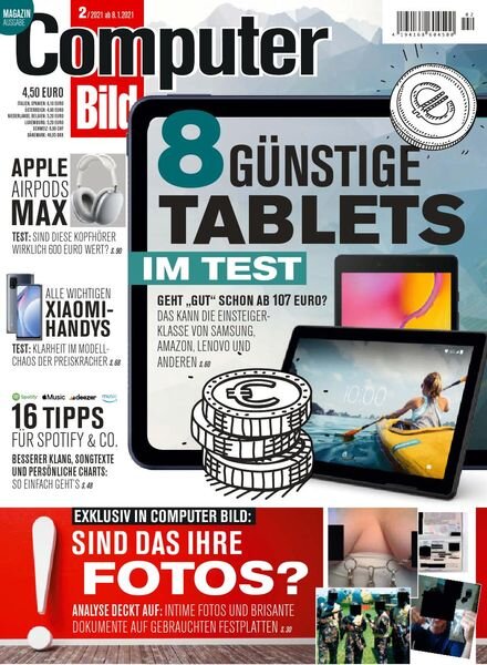Computer Bild Germany – 08 Januar 2021 Cover