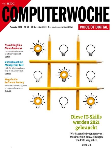 Computerwoche – 30 November 2020 Cover