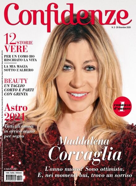 Confidenze – 29 dicembre 2020 Cover
