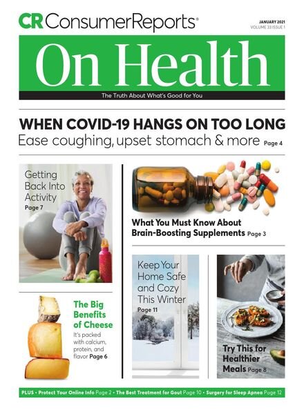 Consumer Reports on Health – January 2021 Cover
