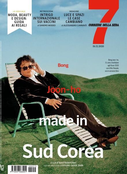 Corriere della Sera Sette – 18 dicembre 2020 Cover