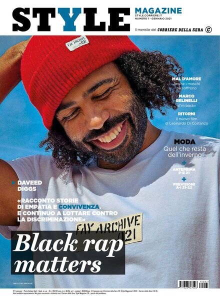 Corriere della Sera Style – febbraio 2021 Cover