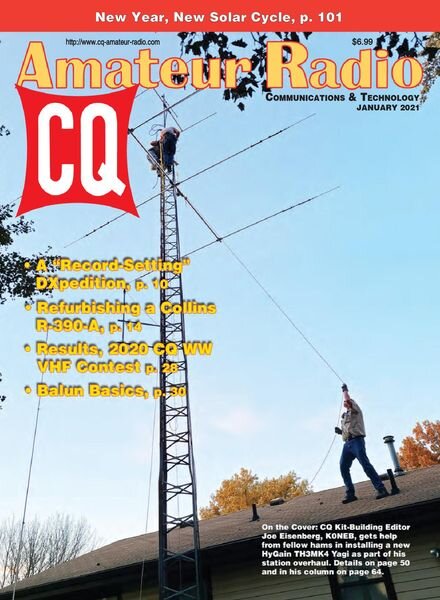 CQ Amateur Radio – January 2021 Cover