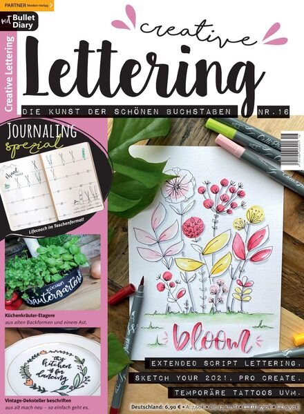 Creative Lettering – Januar 2021 Cover