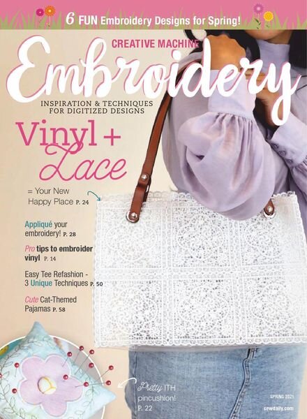 Creative Machine Embroidery – November 2020 Cover