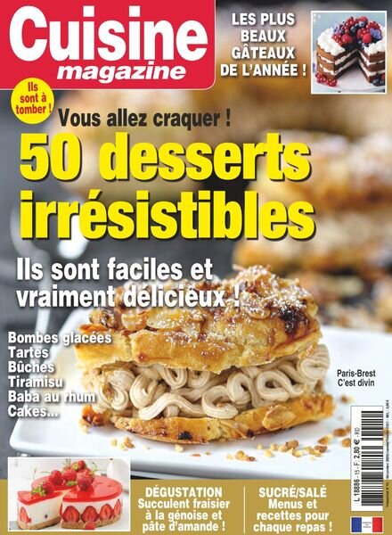 Cuisine Magazine – Decembre 2020 – Fevrier 2021 Cover