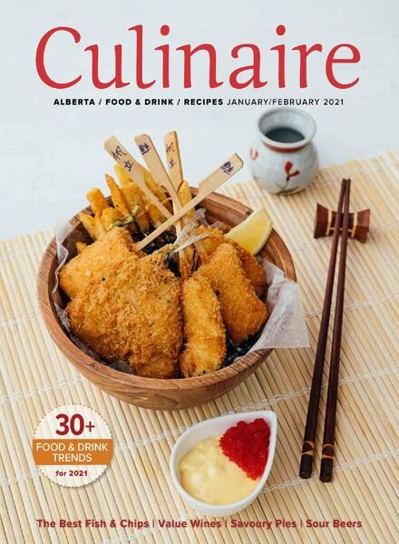 Culinaire Magazine – January-February 2021 Cover
