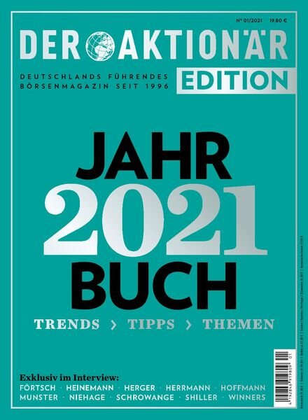 Der Aktionar – 15 Dezember 2020 Cover