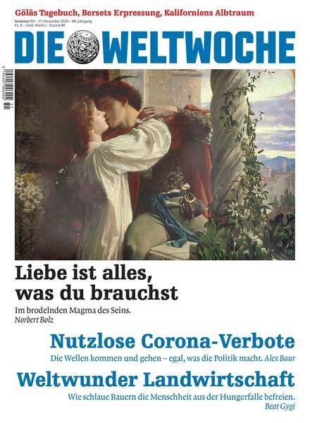 Die Weltwoche – 17 Dezember 2020 Cover