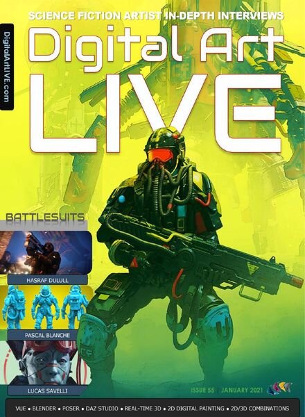 Digital Art Live – Issue 55 2021 Cover