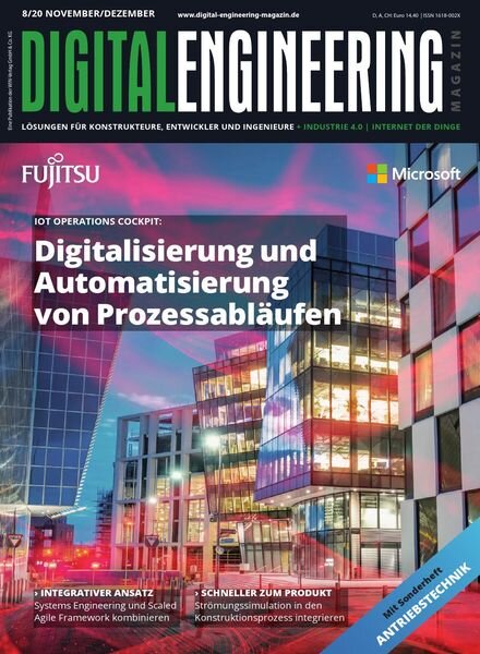 Digital Engineering Germany – November-Dezember 2020 Cover