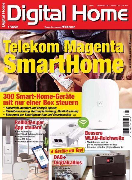 Digital Home – Januar Februar 2021 Cover