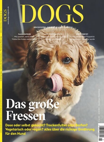 Dogs – November Dezember 2020 Cover