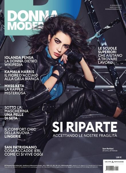 Donna Moderna – 14 gennaio 2021 Cover