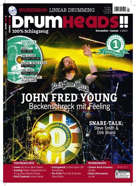 DrumHeads – Dezember 2020 – Januar 2021 Cover
