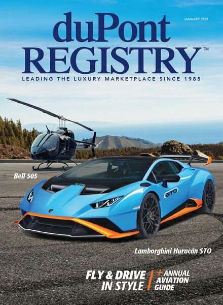 duPont Registry – January 2021 Cover