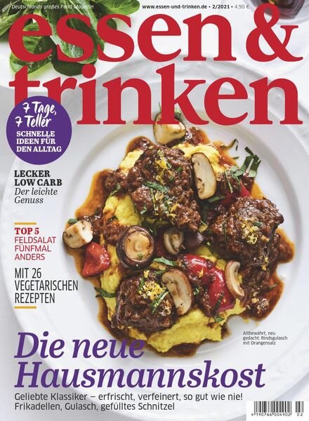 Essen & Trinken – Februar 2021 Cover
