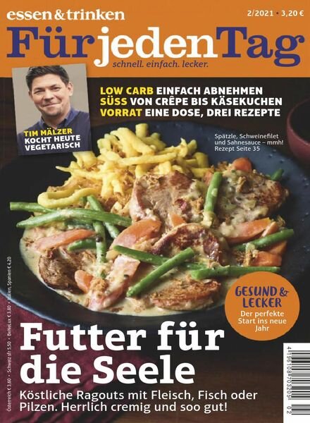 Essen & Trinken Fur jeden Tag – Februar 2021 Cover