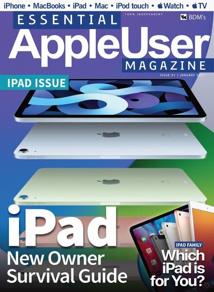 Essential AppleUser Magazine – January 2021 Cover