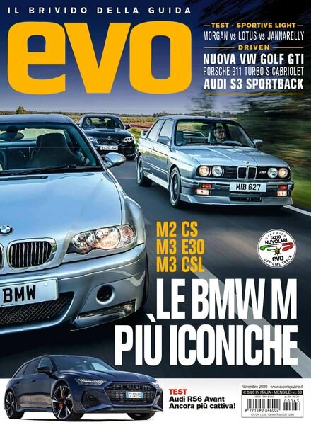 Evo Italia – Novembre 2020 Cover