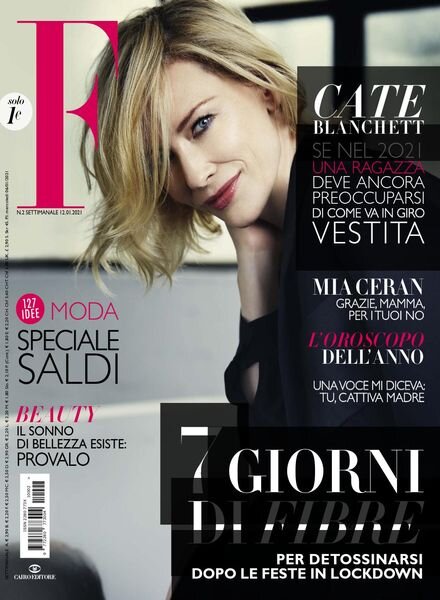 F – 12 Gennaio 2021 Cover