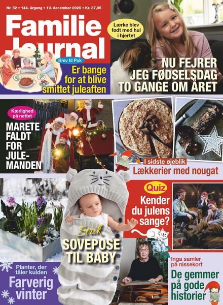 Familie Journal – 19 december 2020 Cover