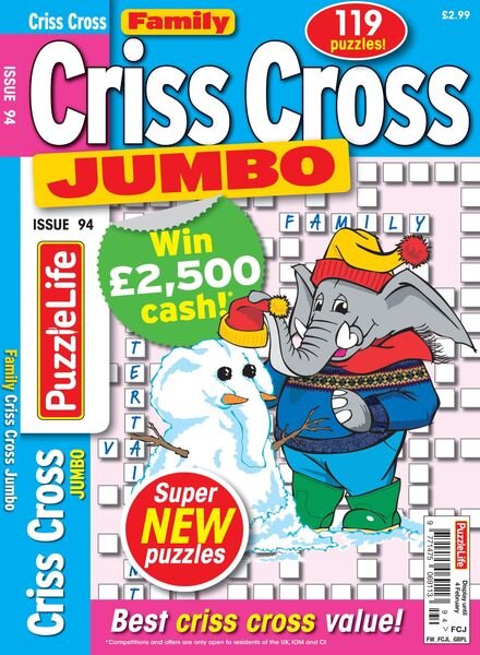 Family Criss Cross Jumbo – January 2021 Cover