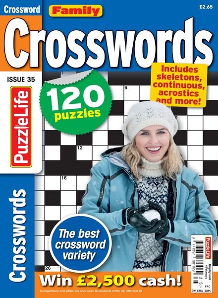 Family Crosswords – January 2021 Cover