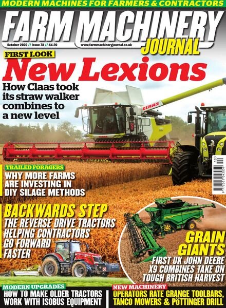 Farm Machinery Journal – October 2020 Cover