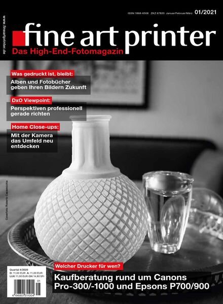 FineArtPrinter – Januar 2021 Cover
