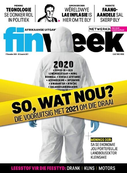 Finweek Afrikaans Edition – Desember 17, 2020 Cover