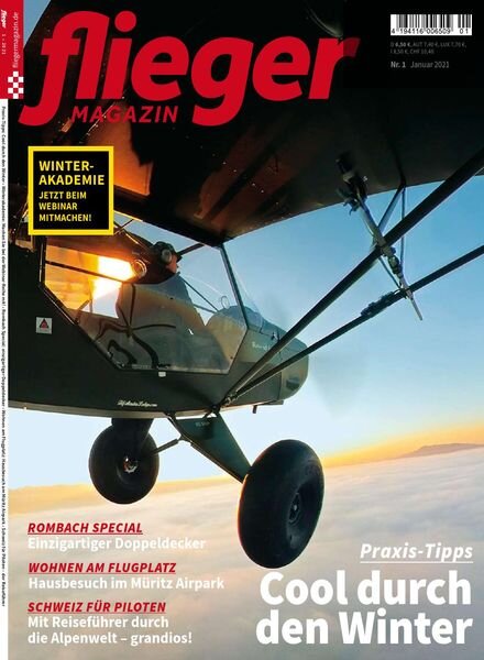 Fliegermagazin – Januar 2021 Cover