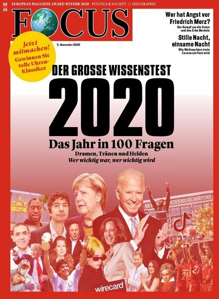 FOCUS – 05 Dezember 2020 Cover