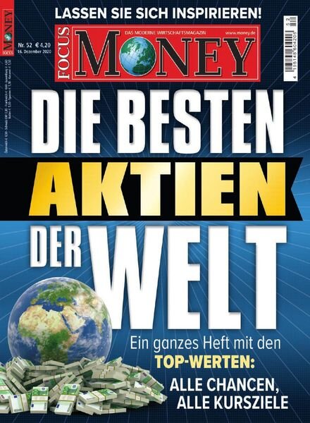 FOCUS MONEY – 16 Dezember 2020 Cover