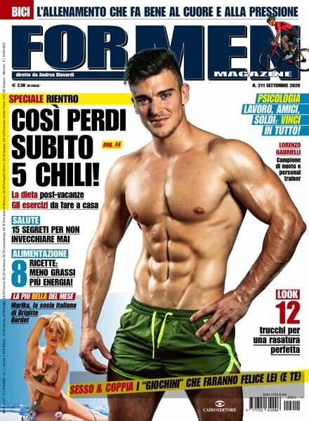 For Men Magazine – Settembre 2020 Cover