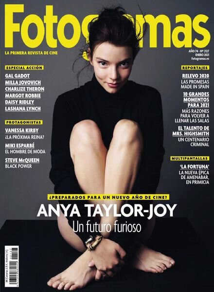 Fotogramas – enero 2021 Cover