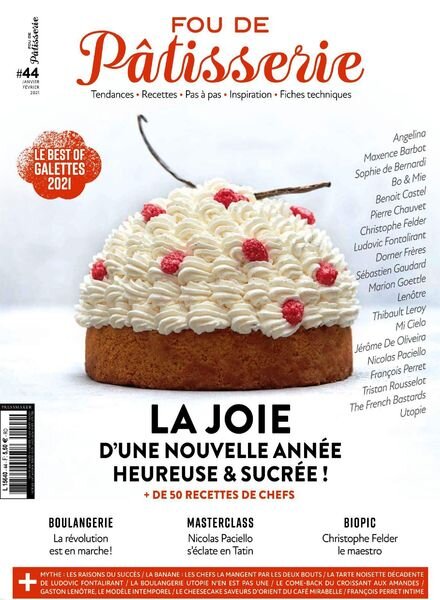 Fou de Patisserie – Janvier-Fevrier 2021 Cover
