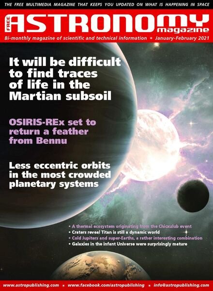 Free Astronomy – January-February 2021 Cover