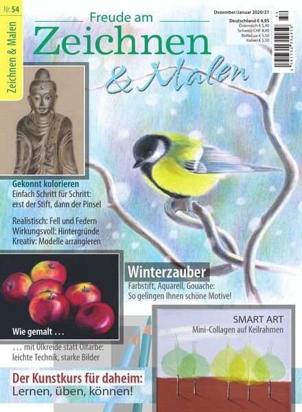 Freude am Zeichnen & Malen – Dezember 2020 – Januar 2021 Cover