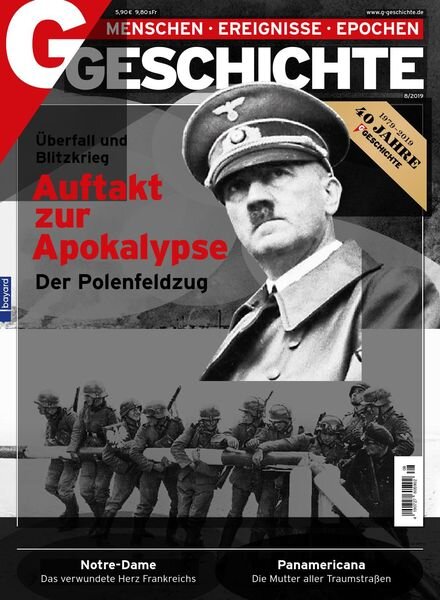 G Geschichte Germany – August 2019 Cover