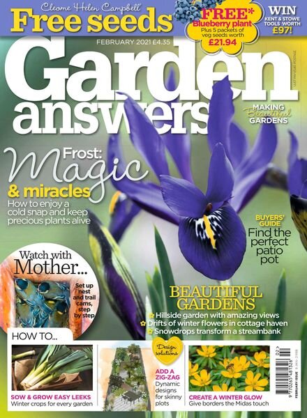 Garden Answers – February 2021 Cover