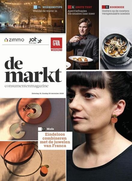 Gazet van Antwerpen De Markt – 19 december 2020 Cover