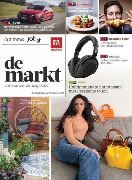 Gazet van Antwerpen De Markt – 26 december 2020 Cover