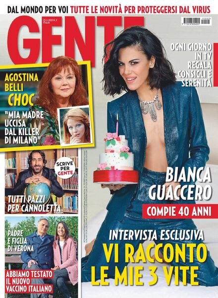 Gente Italia – 23 gennaio 2021 Cover