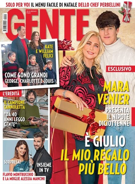 Gente Italia – 26 dicembre 2020 Cover