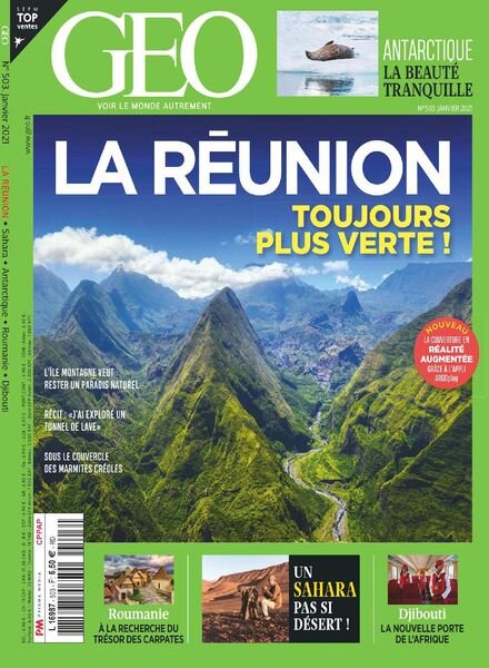 Geo France – Janvier 2021 Cover